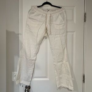 Roxy linen cover-up pants